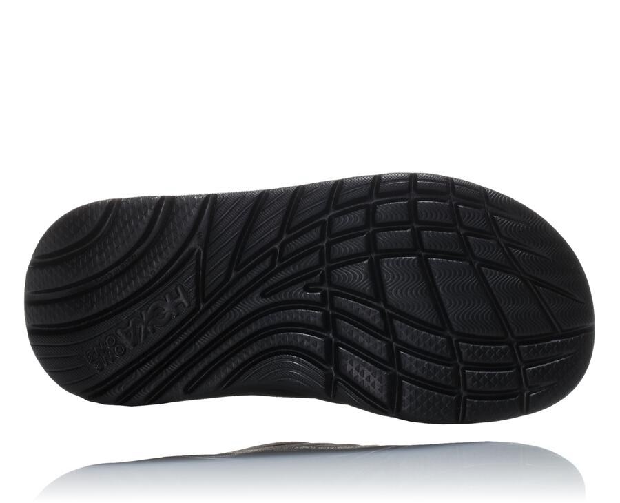 Hoka One One Slide Womens Black - ORA Recovery - 50893EUOF